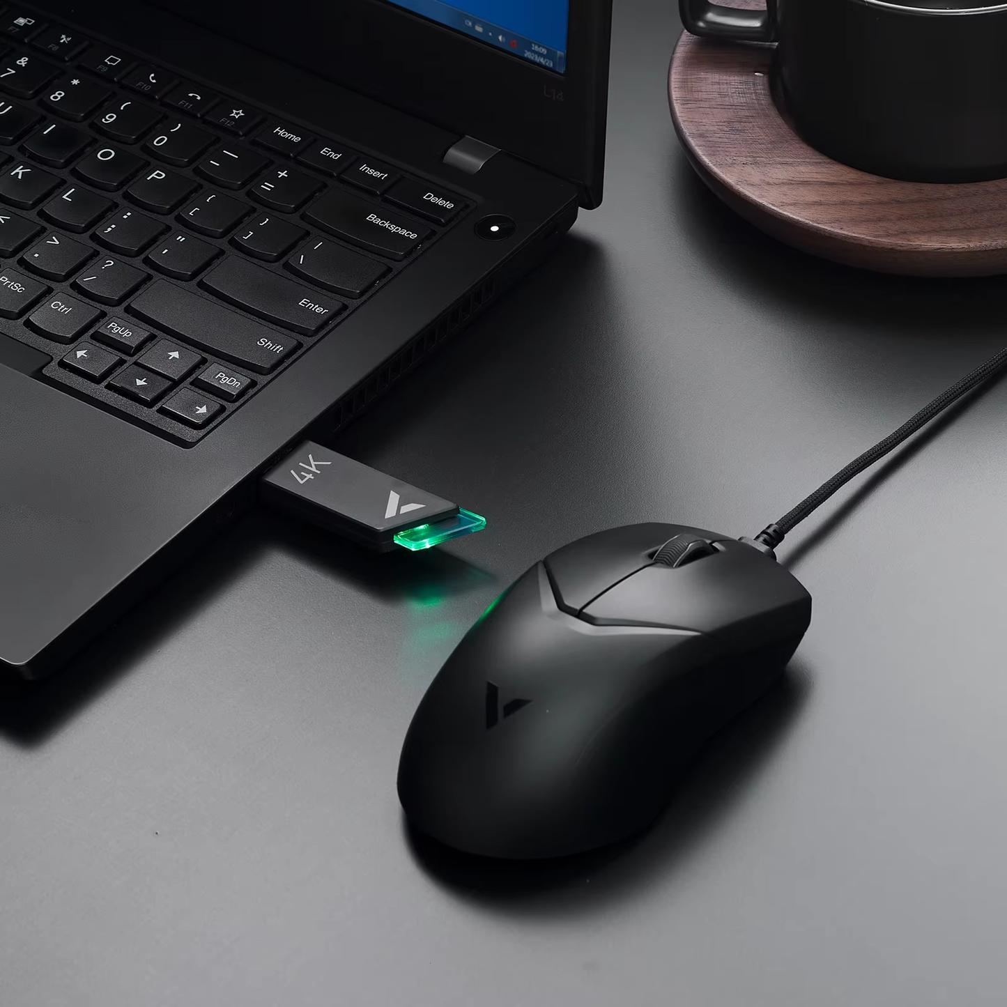 Rapoo VT9 Pro – Ratón Gaming Inalámbrico 26K DPI, 68 g Ultraligero, 10 Botones Programables y Respuesta 1 ms