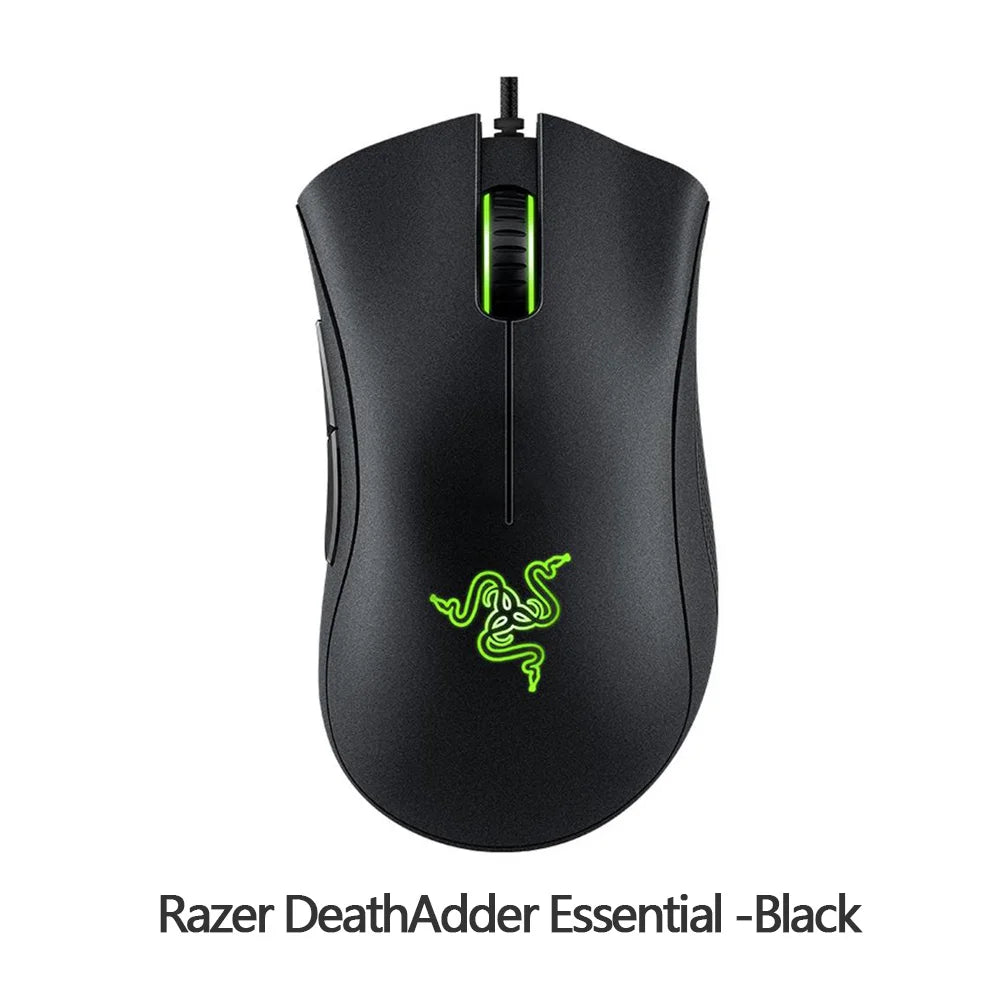 Razer DeathAdder Essential – Sensor 6400 DPI y 5 Botones Programables para Gaming