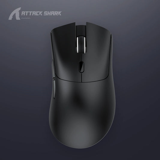 Attack Shark R1 – Ratón Gaming Inalámbrico 18K DPI | Triple Conexión | Ultraligero de 59 g y con Sensor PAW3311