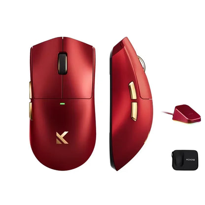 MCHOSE K7 Ultra — Raton Gaming 42,000 DPI · 8KHz · USB/2.4G inalámbrico/Bluetooth