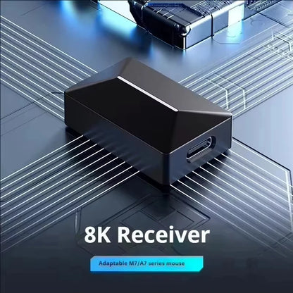 MCHOSE A7 Ultra – Ratón Gaming 42K DPI | Tri-Mode | Ergonómico y Recargable