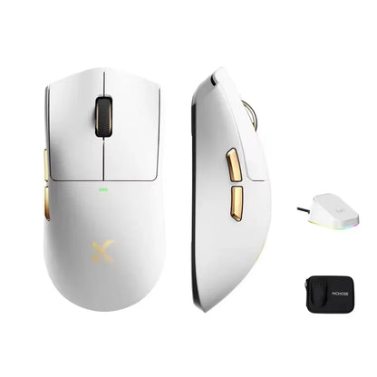 MCHOSE K7 Ultra — Raton Gaming 42,000 DPI · 8KHz · USB/2.4G inalámbrico/Bluetooth