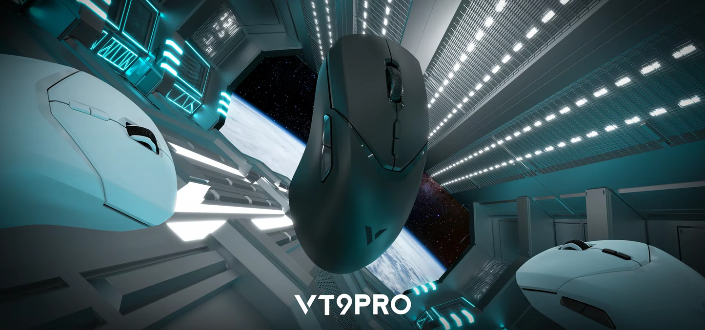 Rapoo VT9 Pro – Ratón Gaming Inalámbrico 26K DPI, 68 g Ultraligero, 10 Botones Programables y Respuesta 1 ms