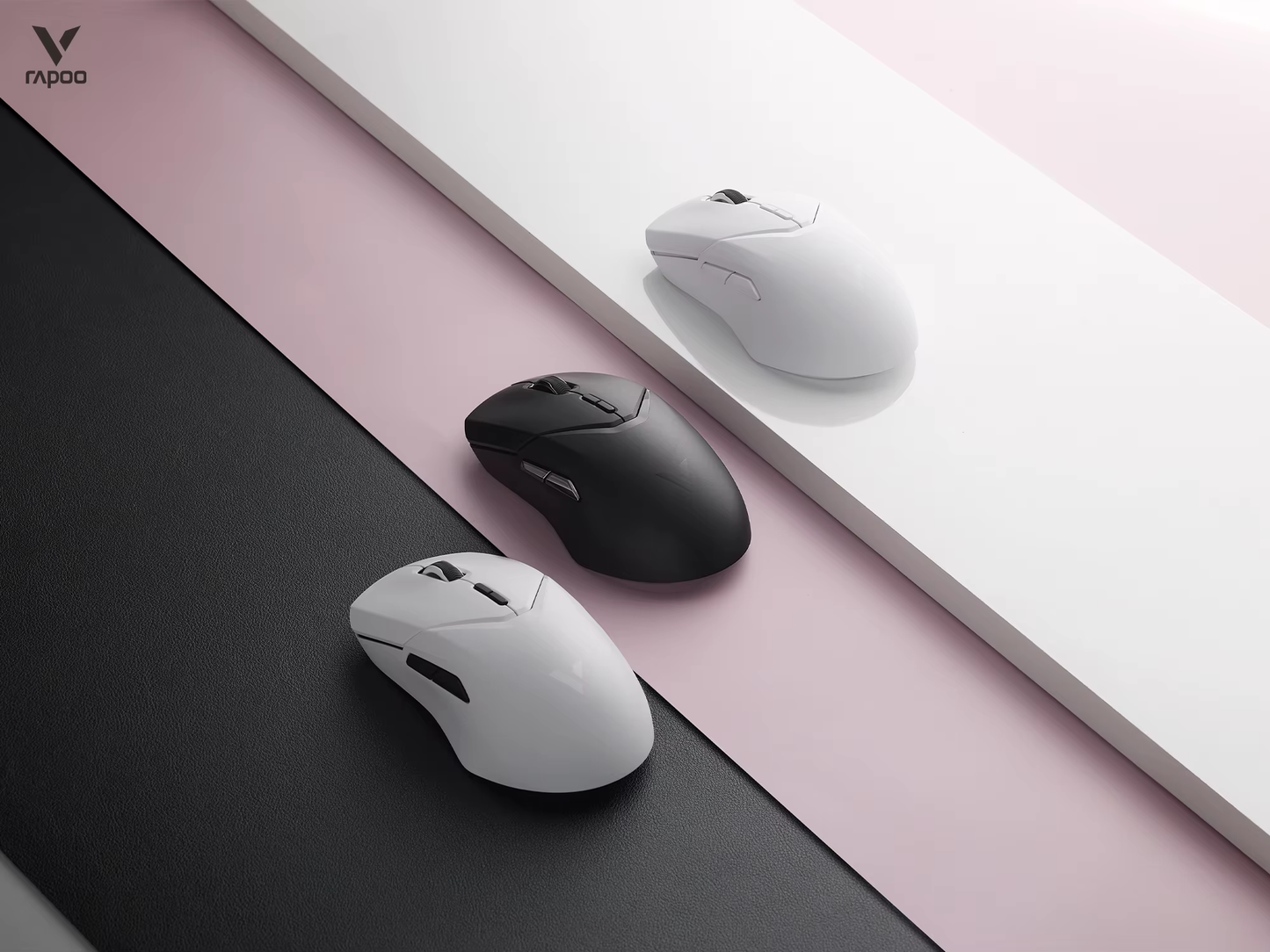 Rapoo VT9 Pro – Ratón Gaming Inalámbrico 26K DPI, 68 g Ultraligero, 10 Botones Programables y Respuesta 1 ms