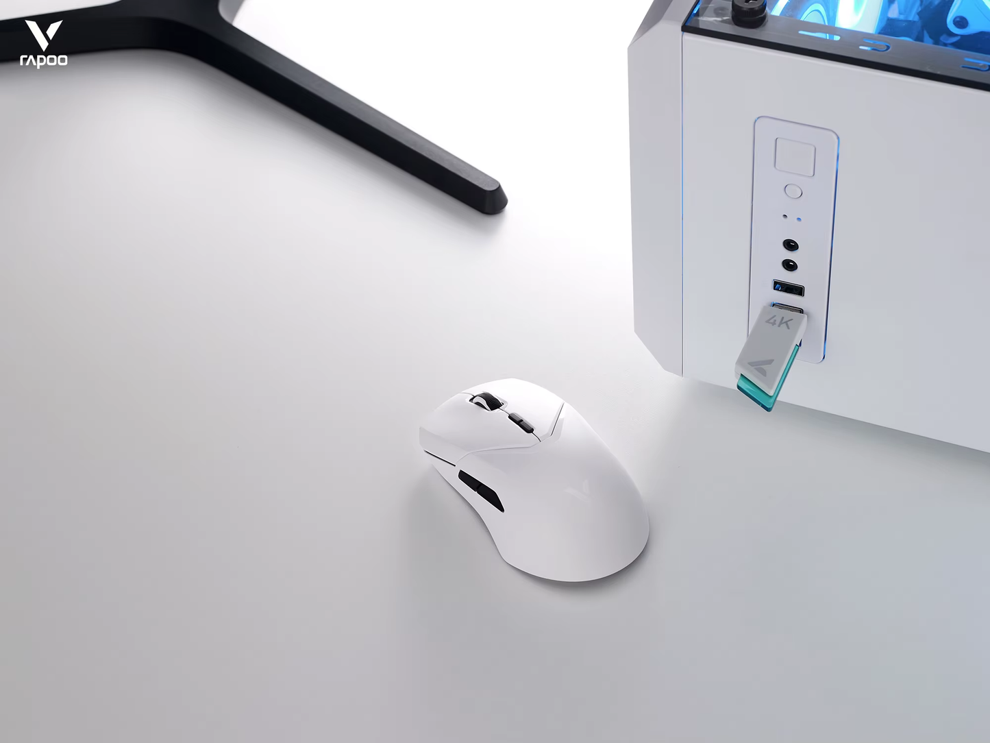 Rapoo VT9 Pro – Ratón Gaming Inalámbrico 26K DPI, 68 g Ultraligero, 10 Botones Programables y Respuesta 1 ms