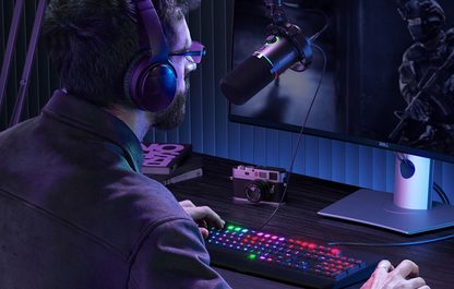MAONO PD200XS – Micrófono Profesional Dinámico USB/XLR con RGB - Dedicado para Streaming, Podcast y Gaming