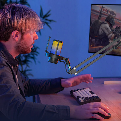 MAONO DGM20S – Micrófono USB de Condensador con Cancelación de Ruido y RGB