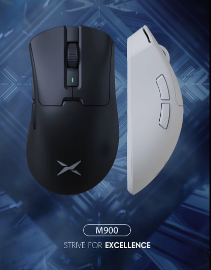 Delux M900 SE — Ratón Gamer Inalámbrico 12.000 DPI, 2.4 GHz / USB-C, Ligero y Ergonómico