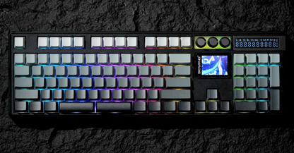 Teclado Mecánico GK104 Pro Skyloong – RGB, Hot-Swap, Pantalla LCD, Perillas Programables para Gaming Profesional