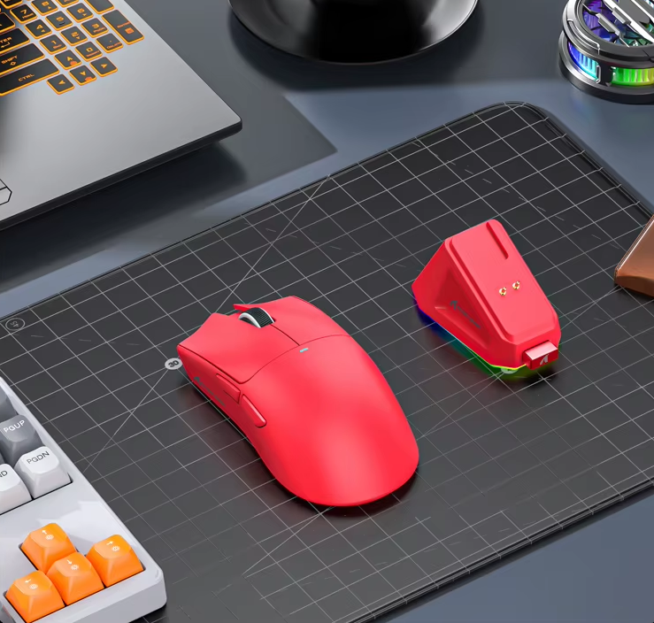 Attack Shark R1 – Mouse Gaming Inalámbrico 18K DPI | Triple Conexión | Ultraligero de 59 g y con Sensor PAW3311