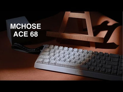Teclado MCHOSE ACE 68 Pro – Interruptores Magnéticos, 8000 Hz, 0.1Ms Latencia, RGB Personalizable, 68 Teclas para Gaming Competitivo